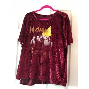 Def Leppard Velvet Shirt